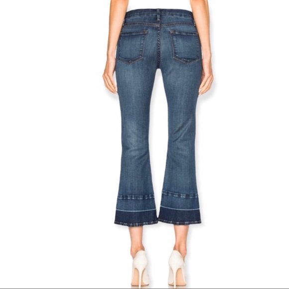 Frame Le Crop Mini Boot Released Hem Jeans Atlas Wash Size 26 Style: LCMBWRH179 - Picture 3 of 14